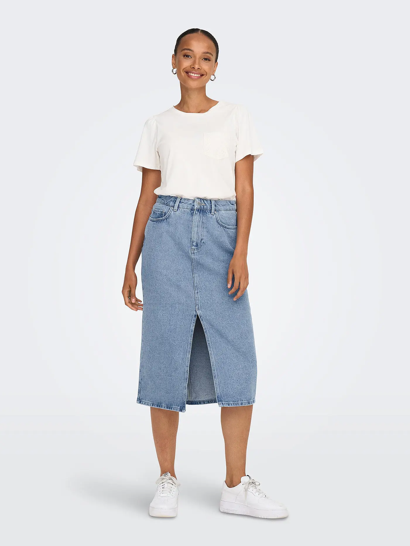 ONLY | Jeansrock ONLBIANCA | hellblau